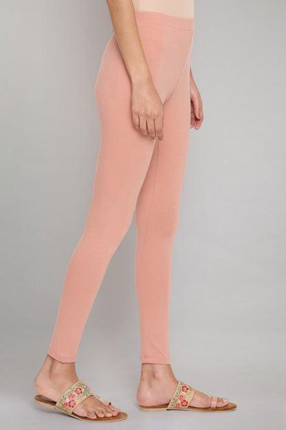 Dusty Pink Solid Tights