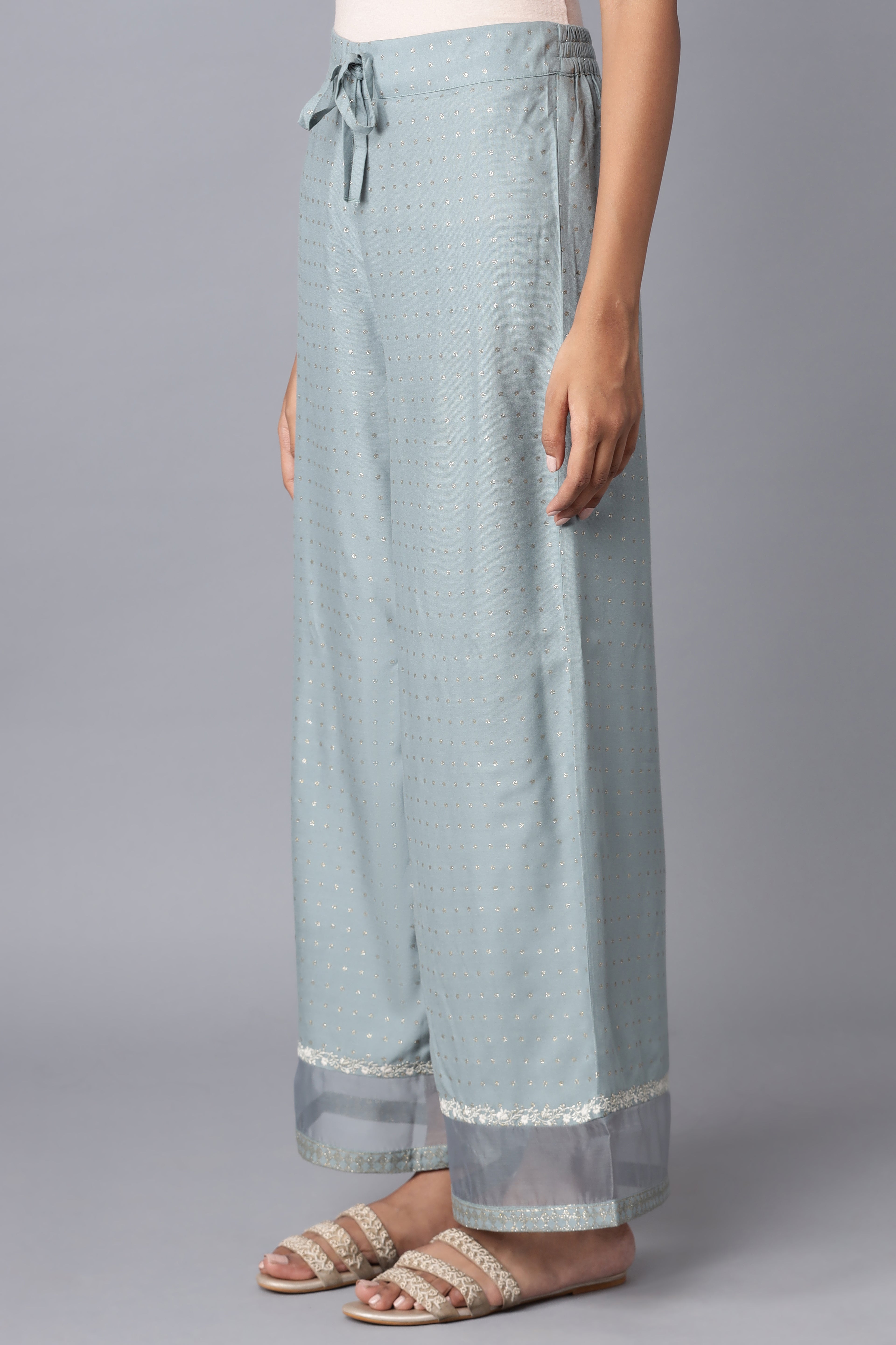 Turkish Blue Parallel Pants