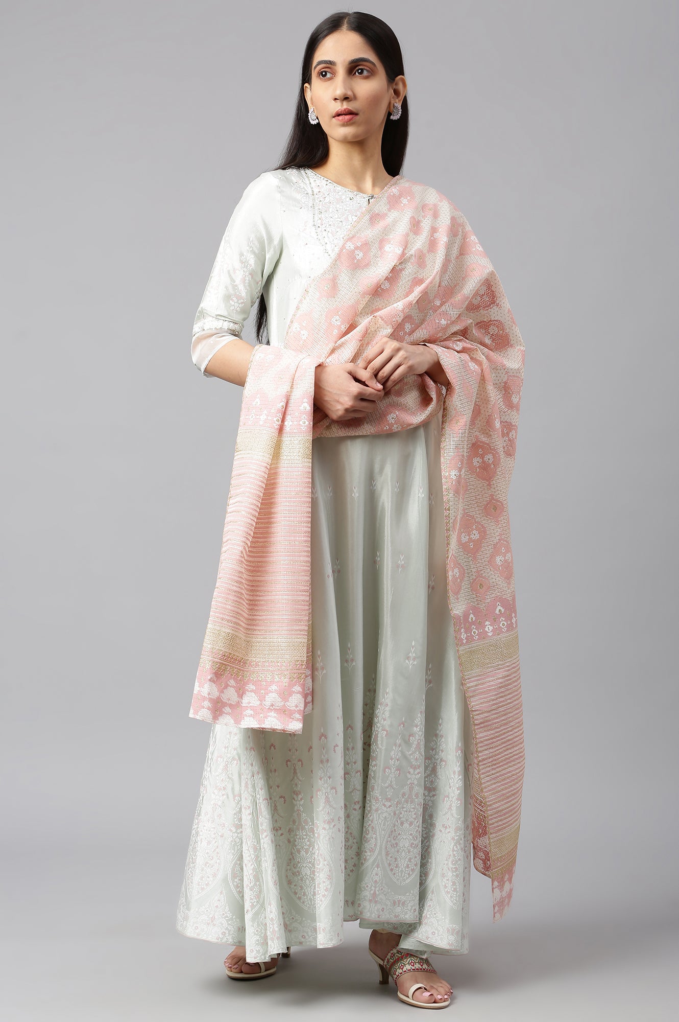 Pink Kota Dupatta