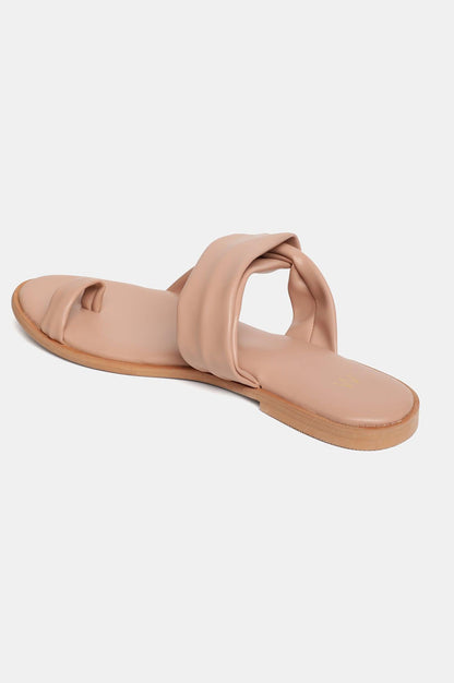 W Solid Almond Toe Flat-Wdora - wforwoman