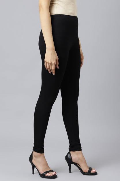 Black Ankle Length Tights