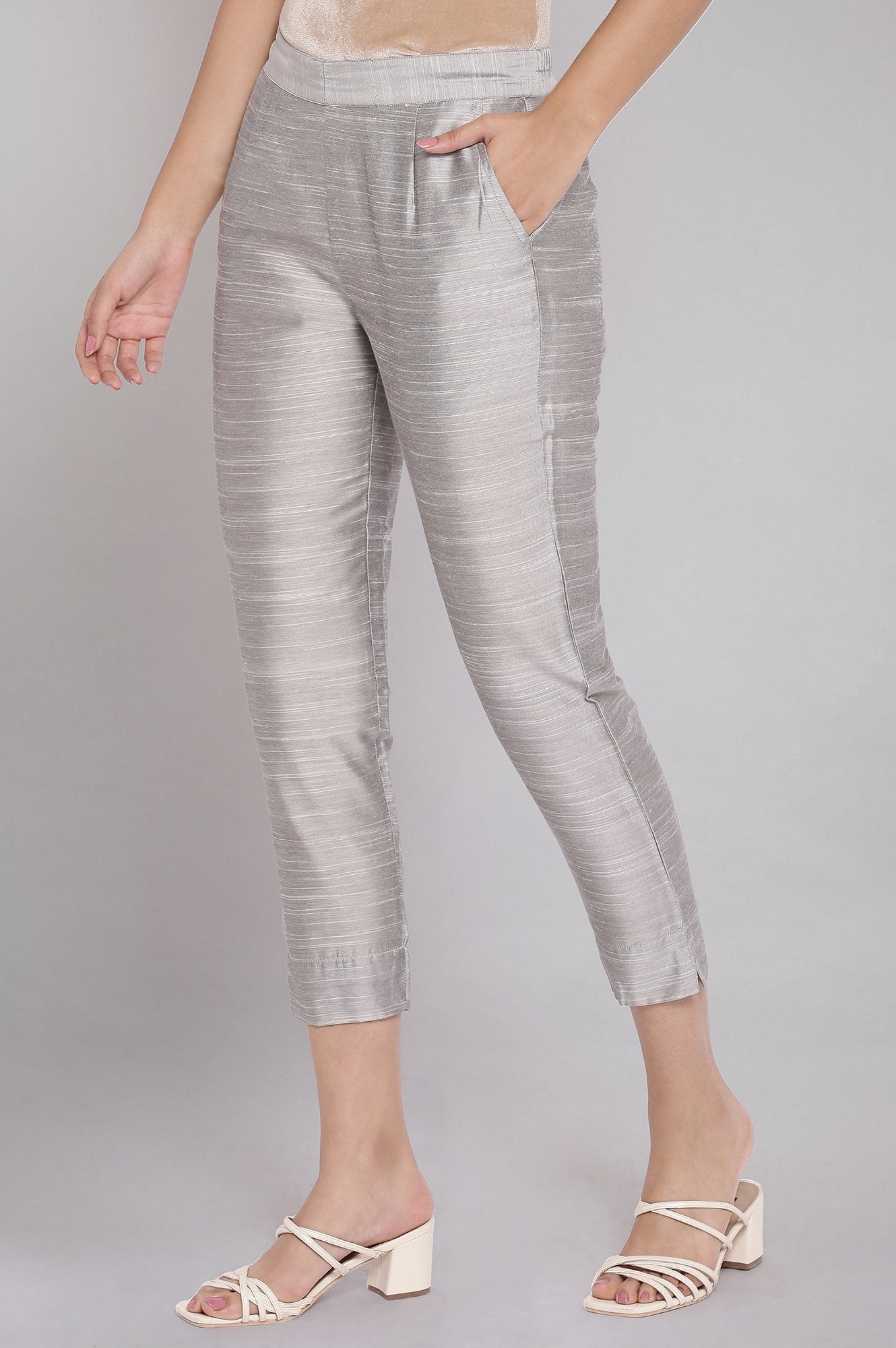 Grey Festive Trouser