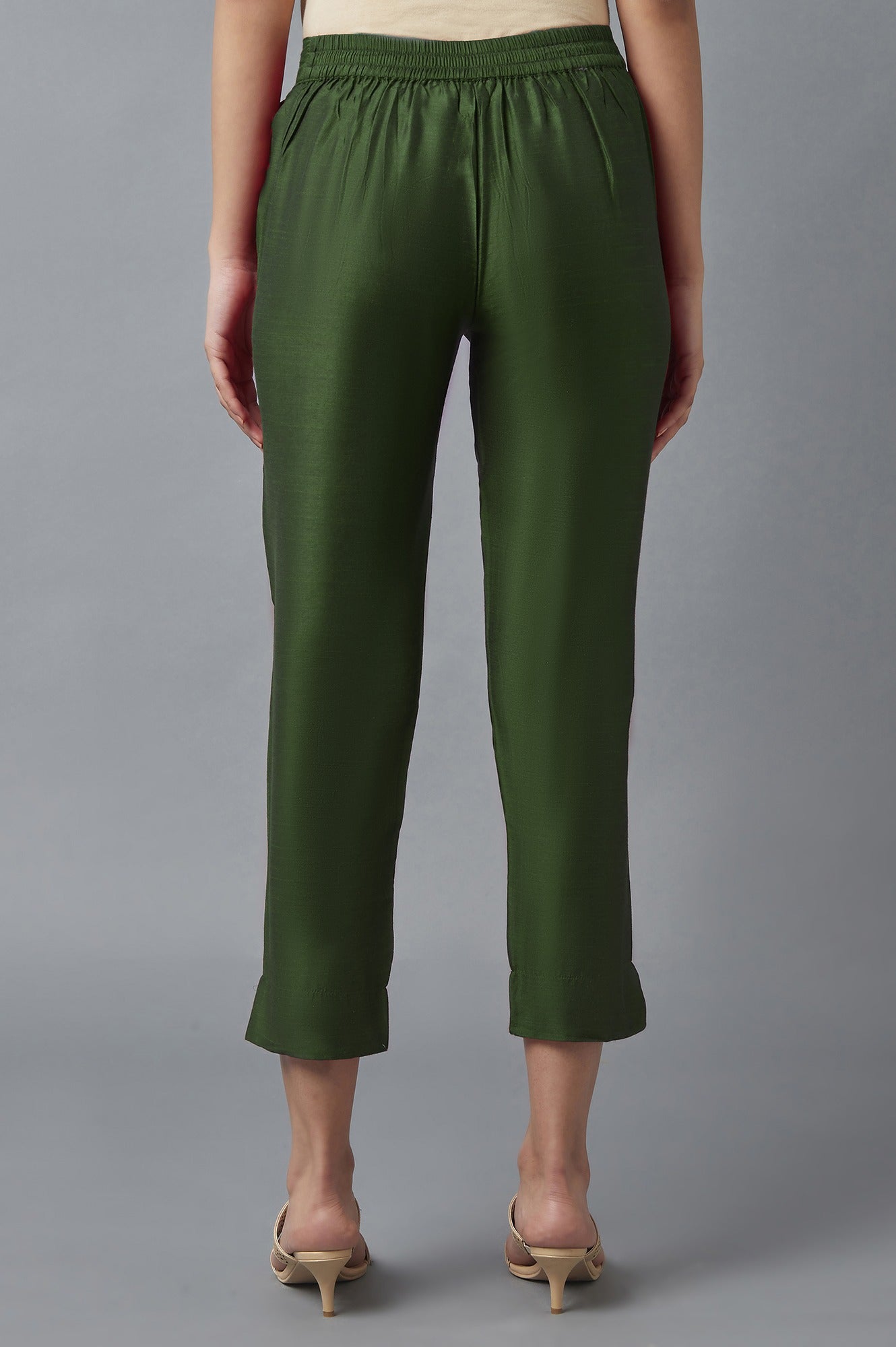 Green Festive Trousers