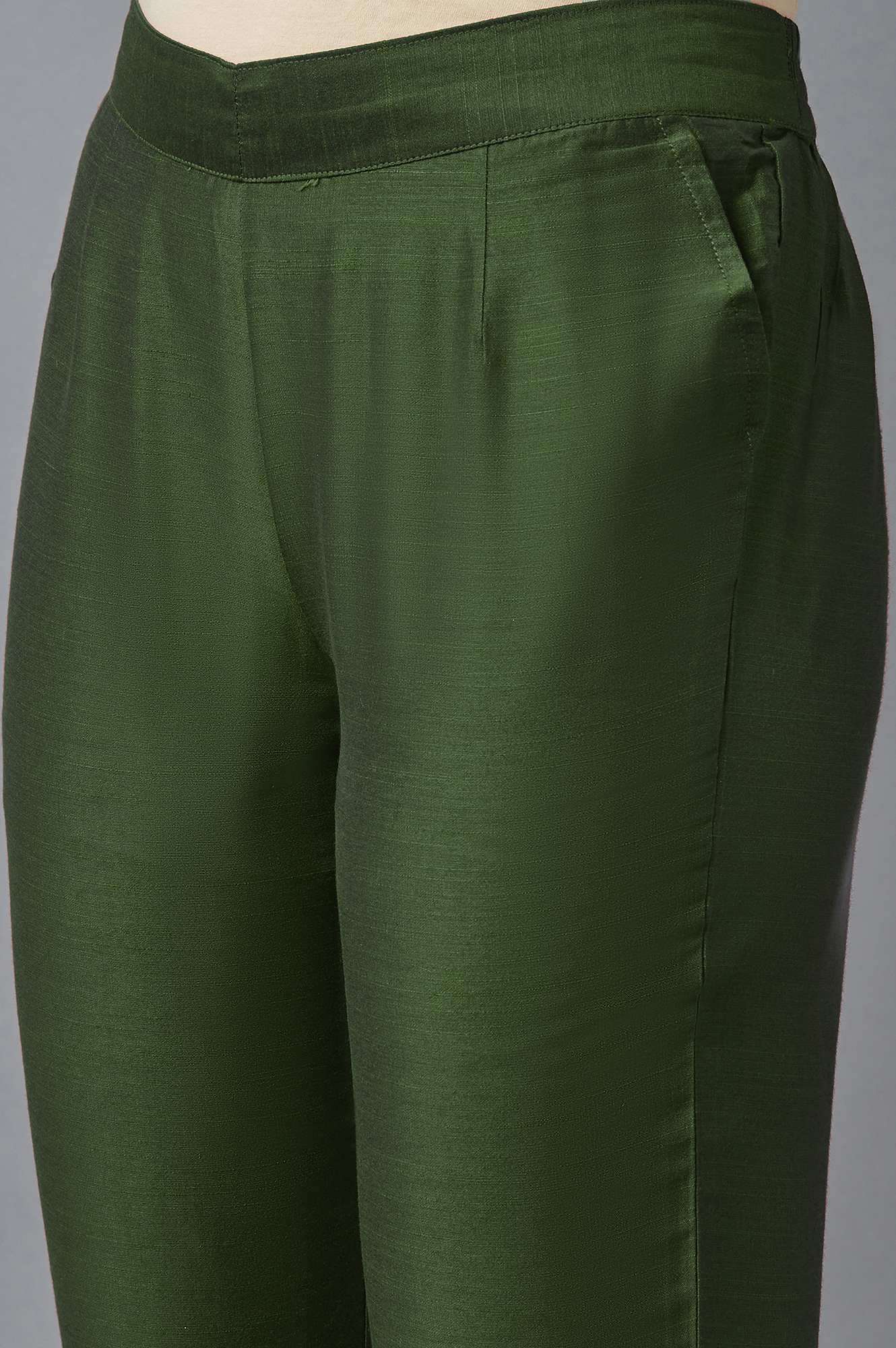 Green Festive Trousers