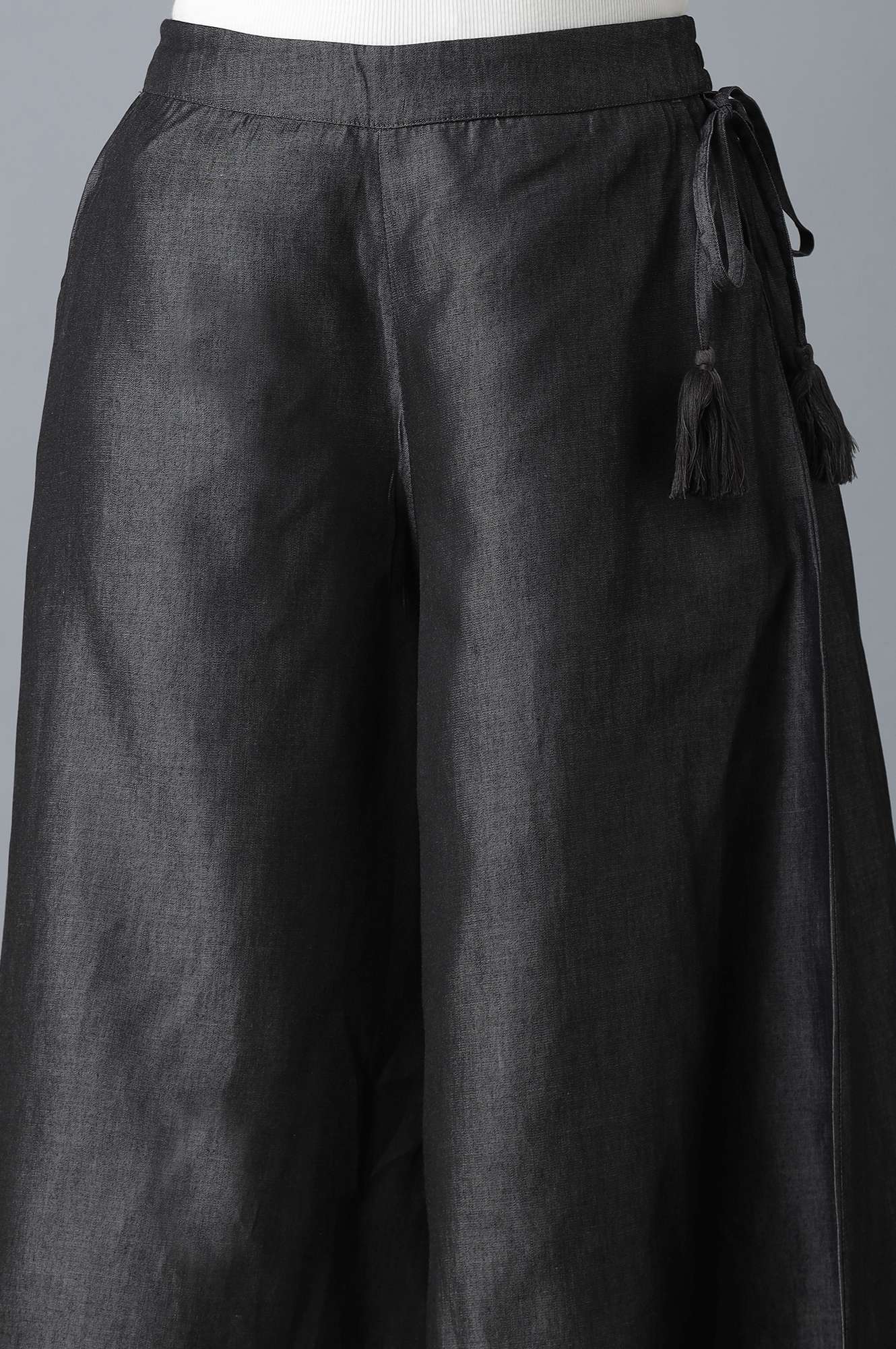 Black Flared Culottes