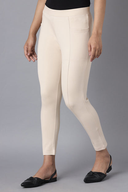 Natural Straight Yoga Tights