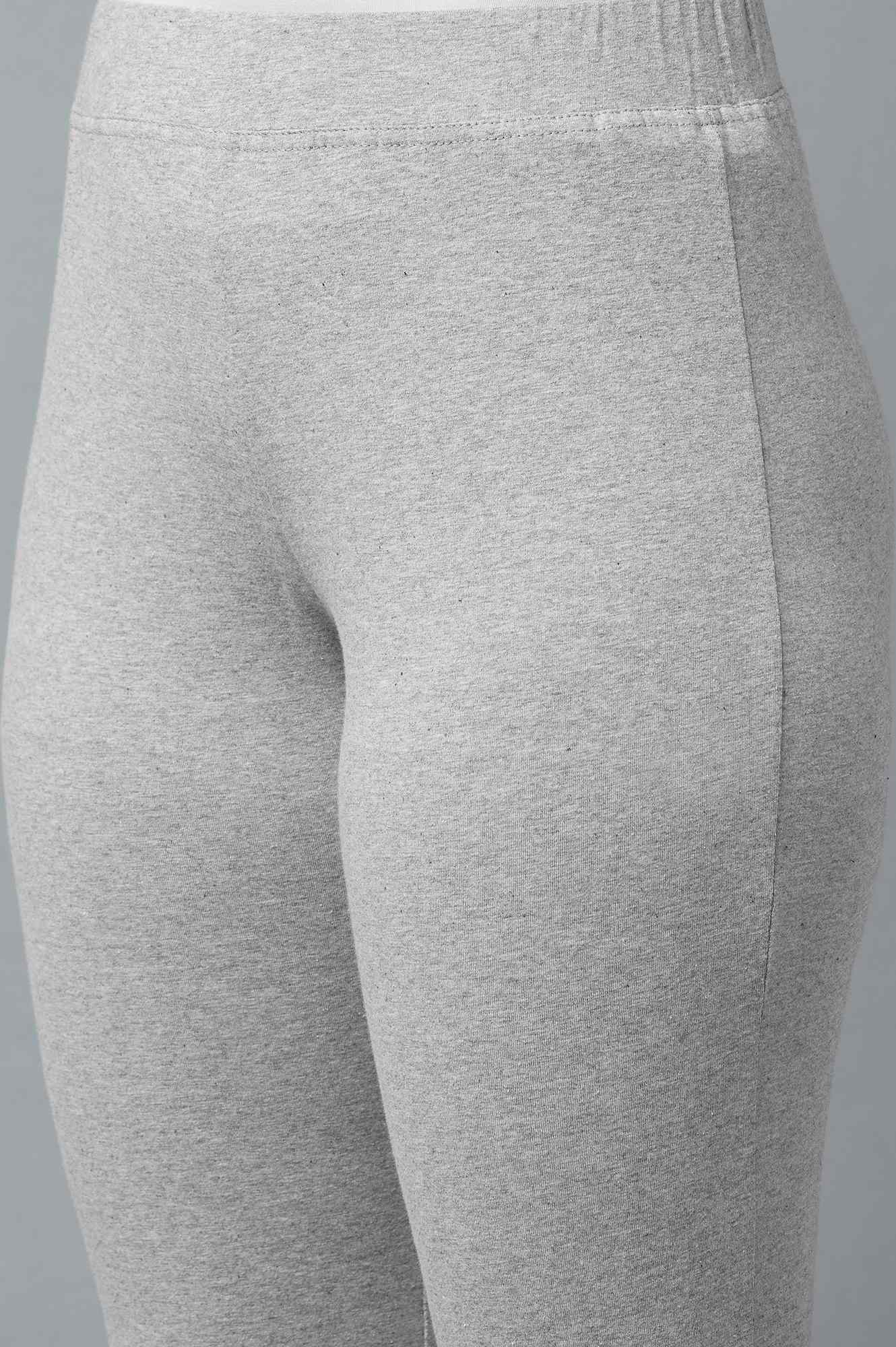 Grey Bell Bottom Yoga Pants