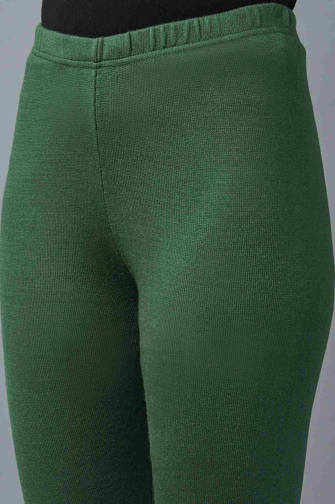 Green Winter Tights