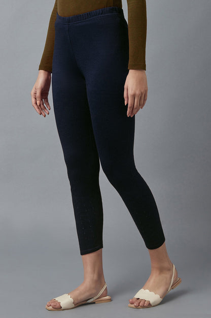 Navy Winter Tights