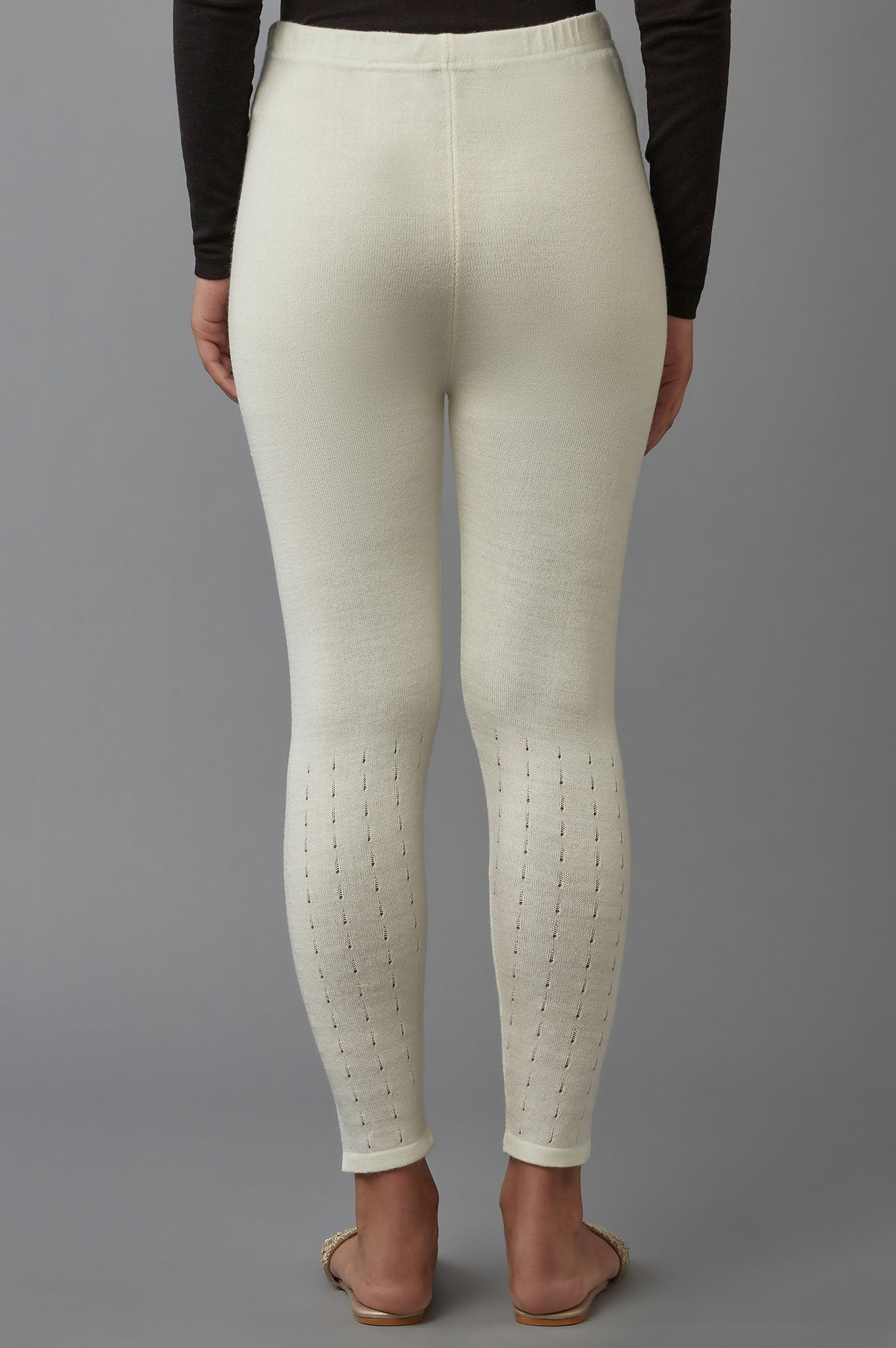 White Winter Tights