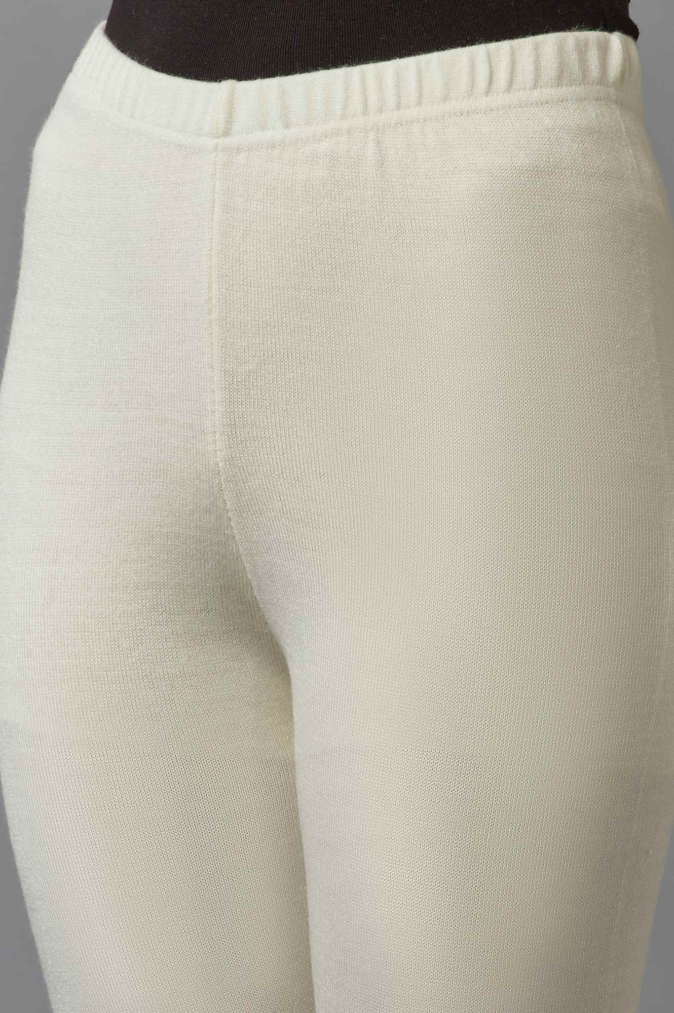 White Winter Tights