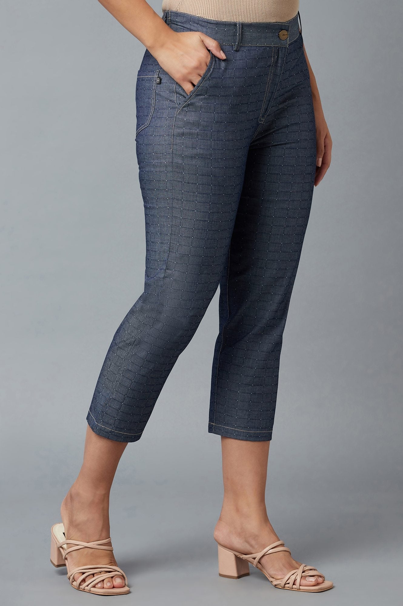 Blue Denim Culottes