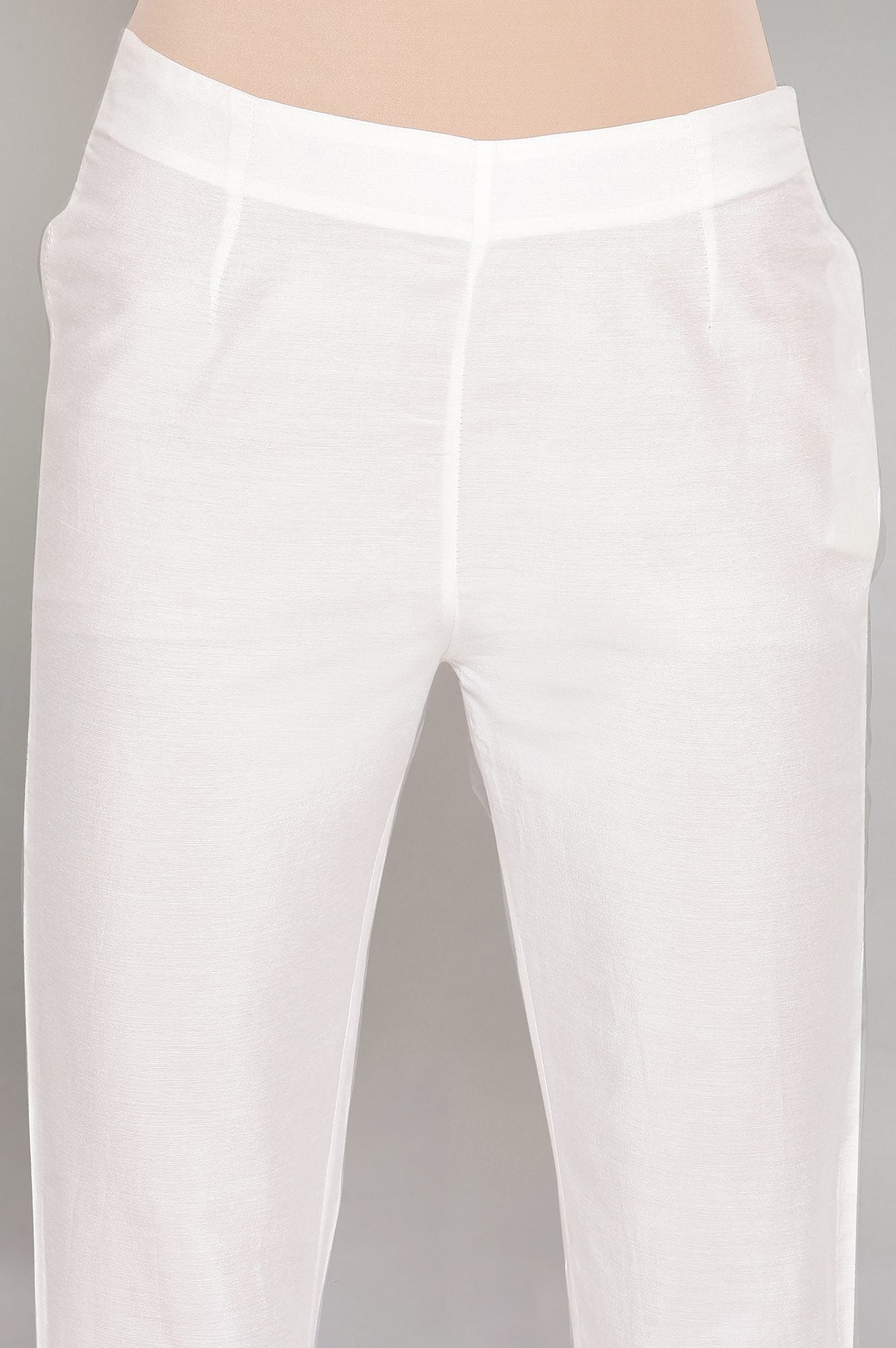 Ecru Slim Pants