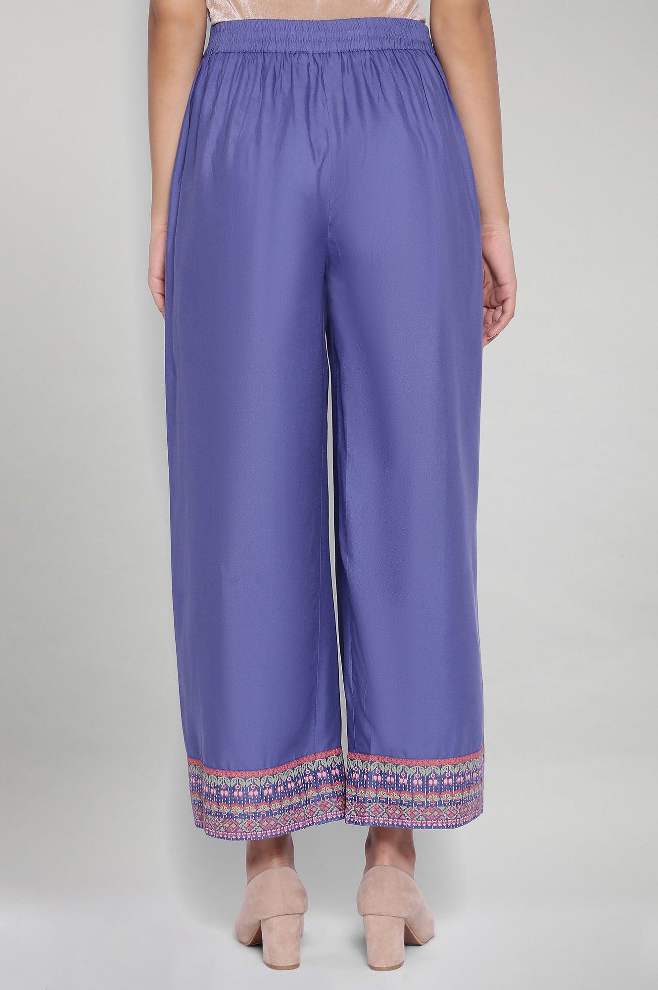 Colony Blue Parallel Pants - wforwoman