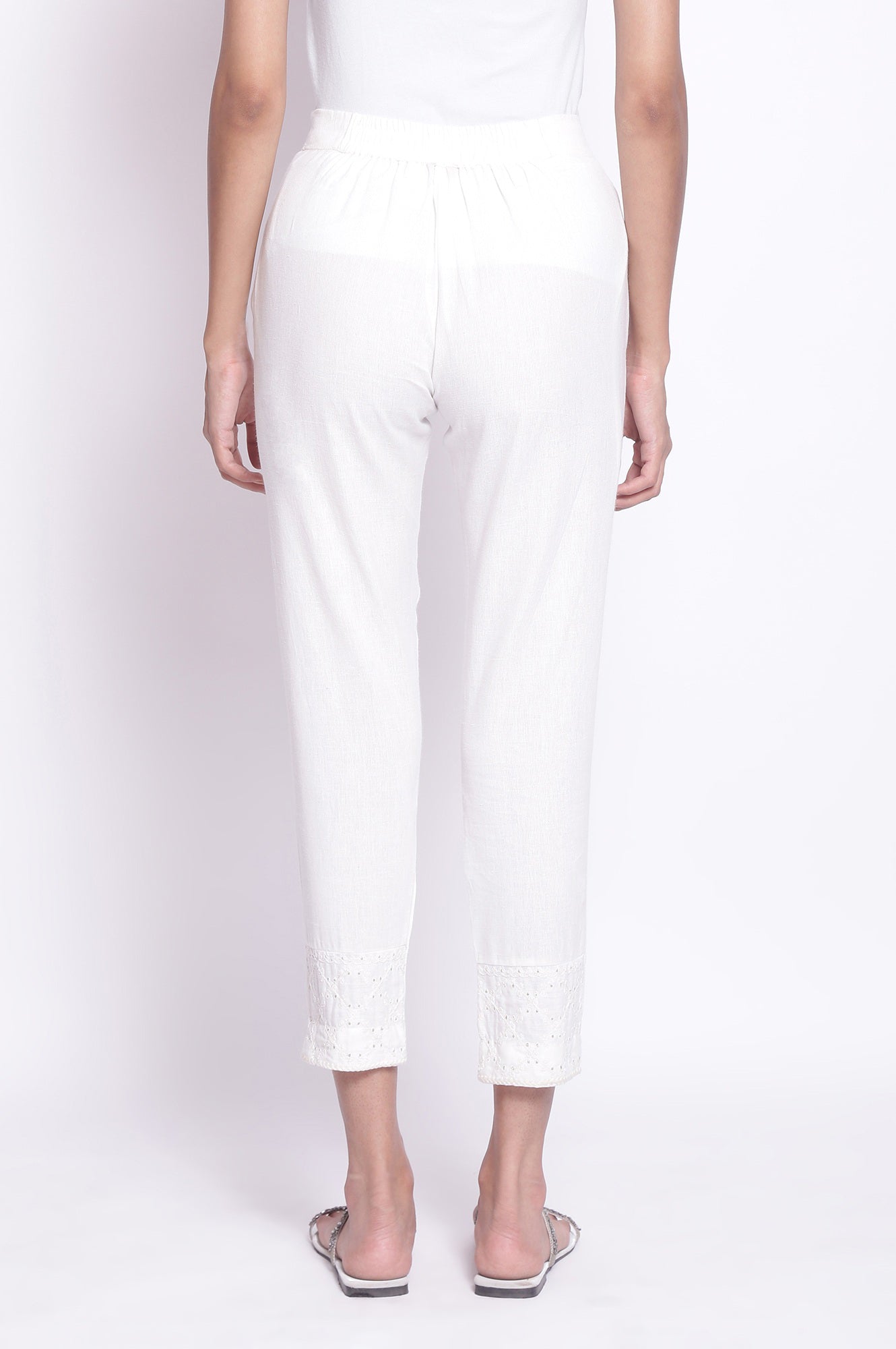 Ecru Slim Pants