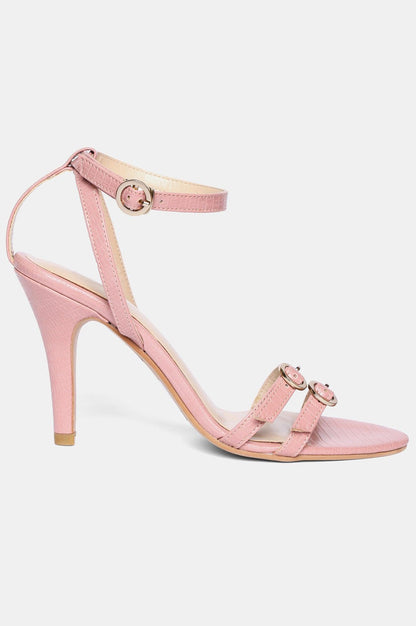 Pink Textured Almond Toe Stiletto-Wbristol - wforwoman