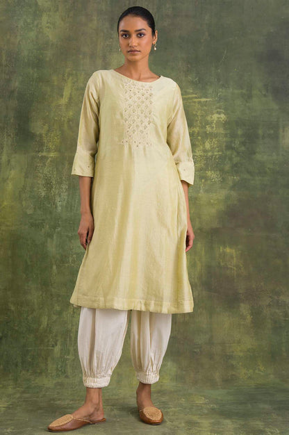 Pastel Green Chikankari kurta