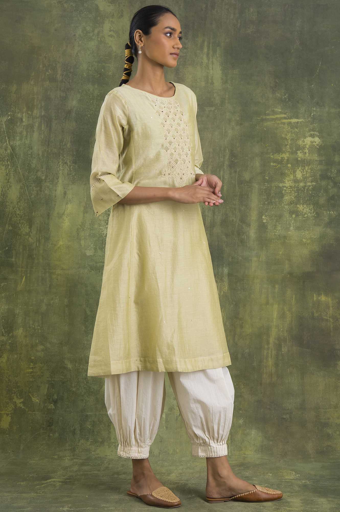 Pastel Green Chikankari kurta