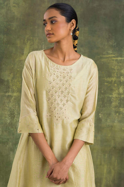 Pastel Green Chikankari kurta