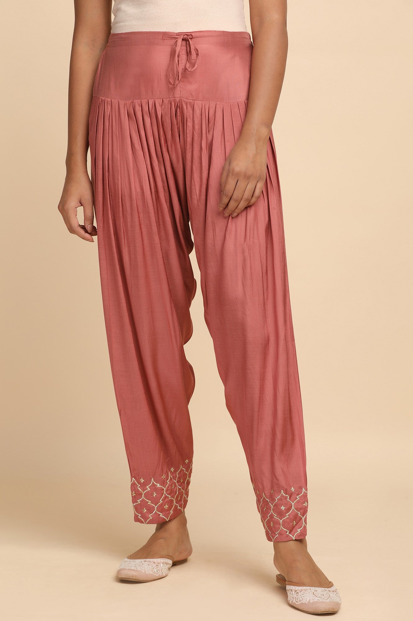 Dusty Pink Salwar Pants