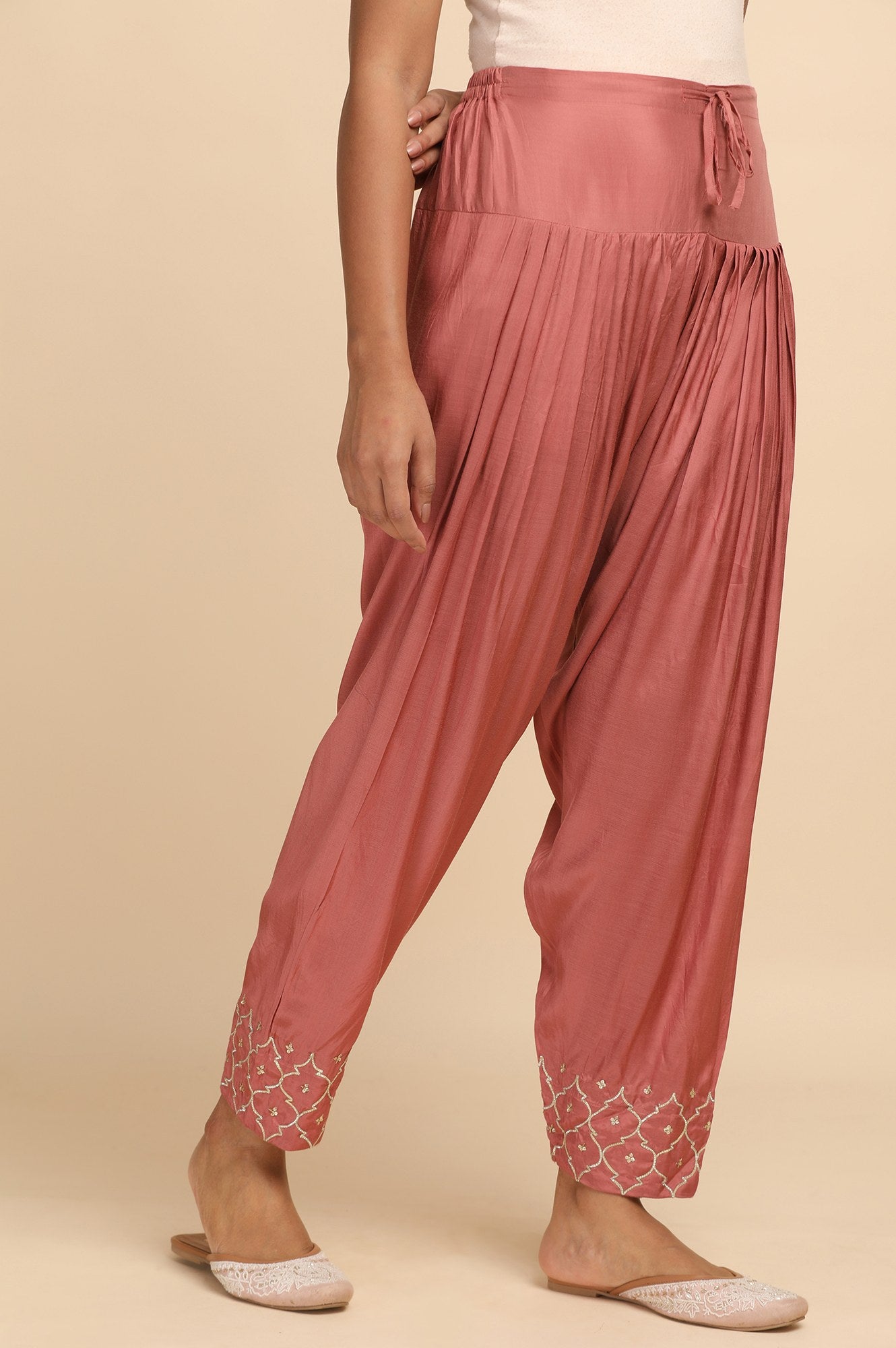 Dusty Pink Salwar Pants