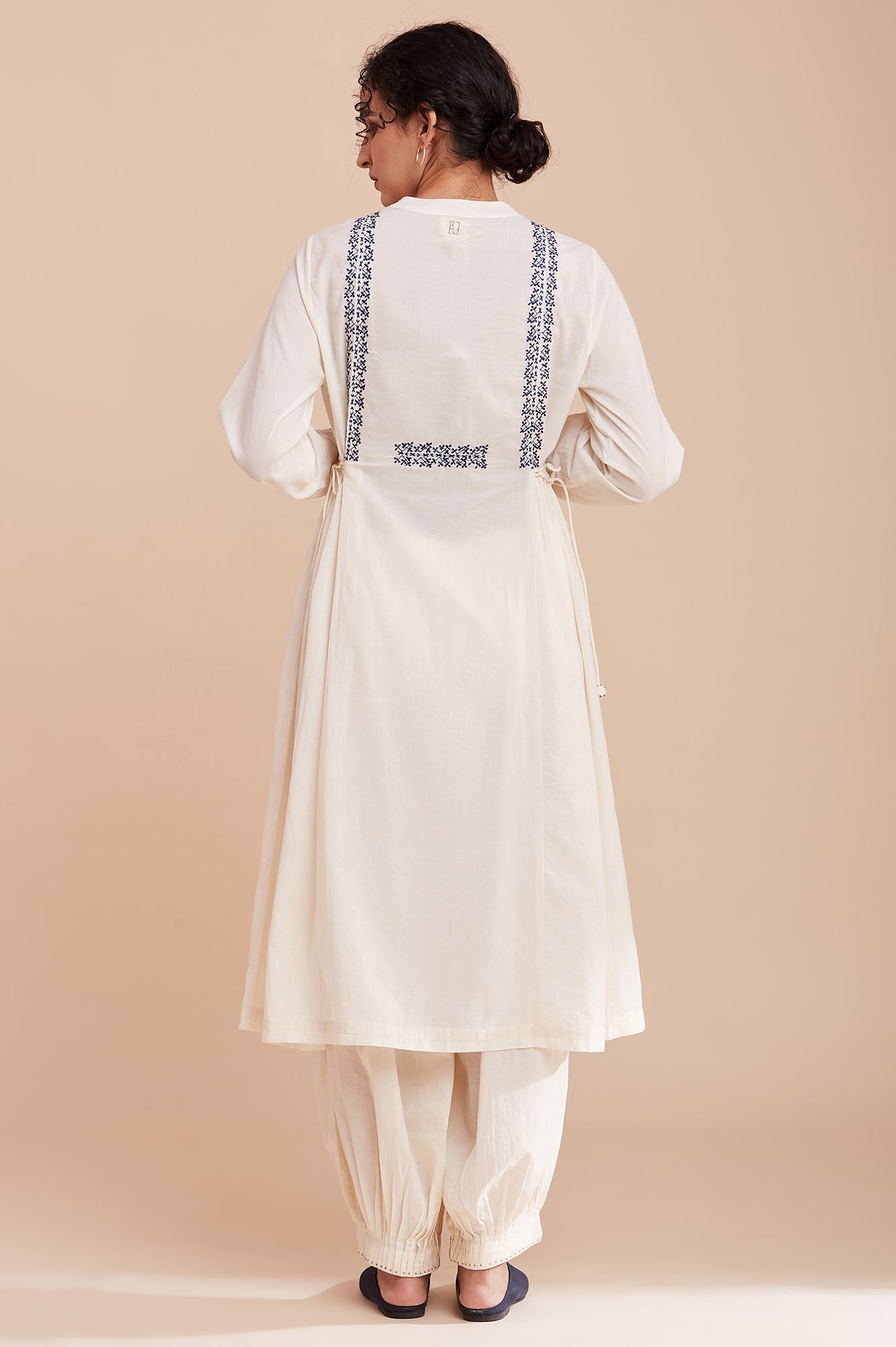 Ecru Flared kurta