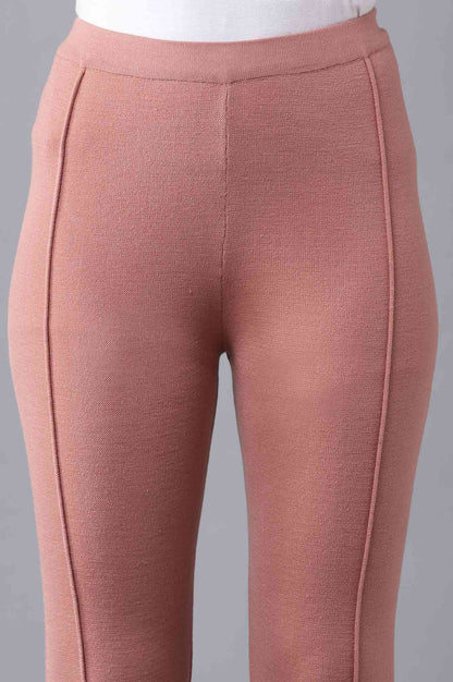 Pink Pintuck Tights