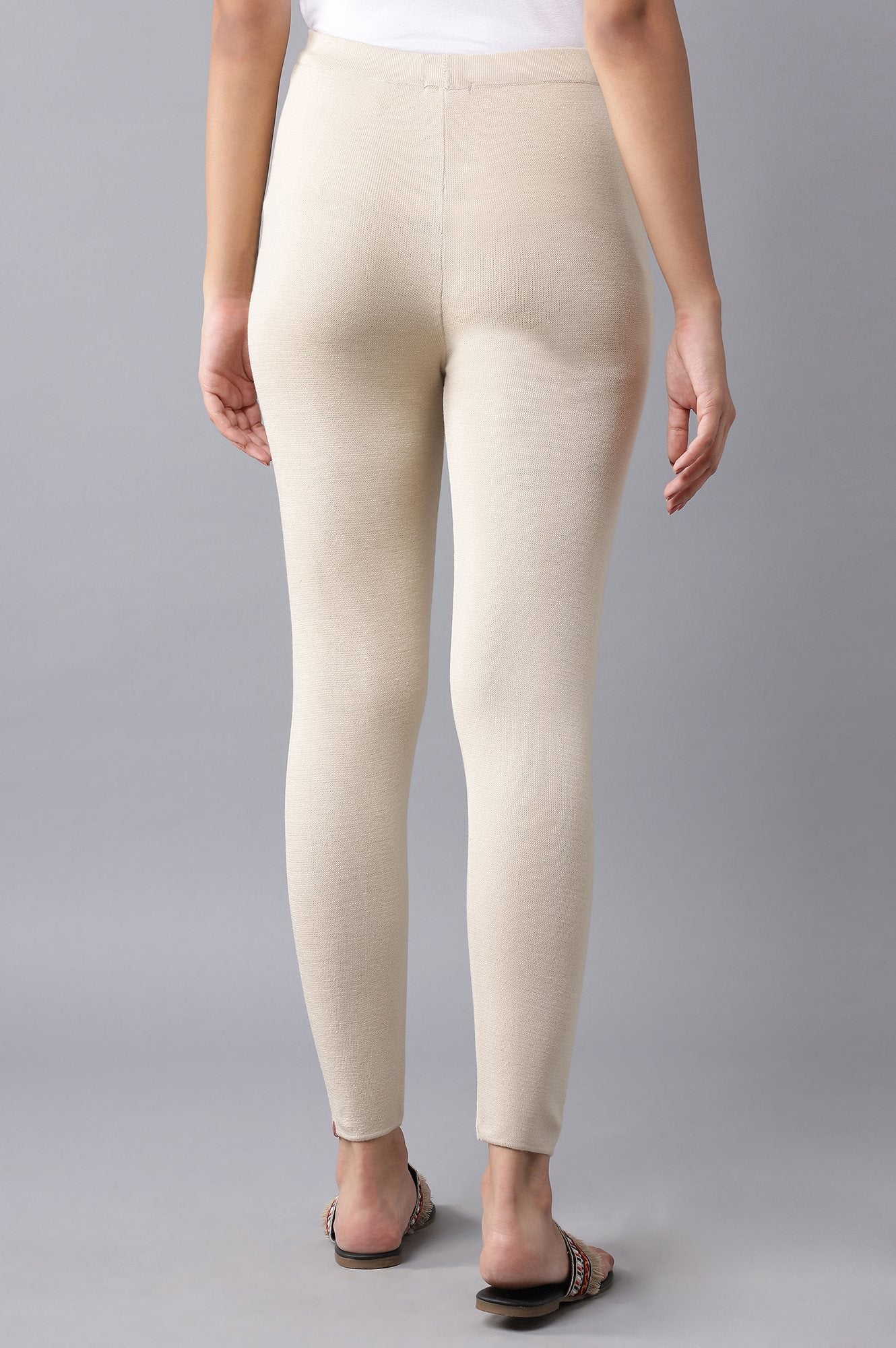 Beige Winter Tights