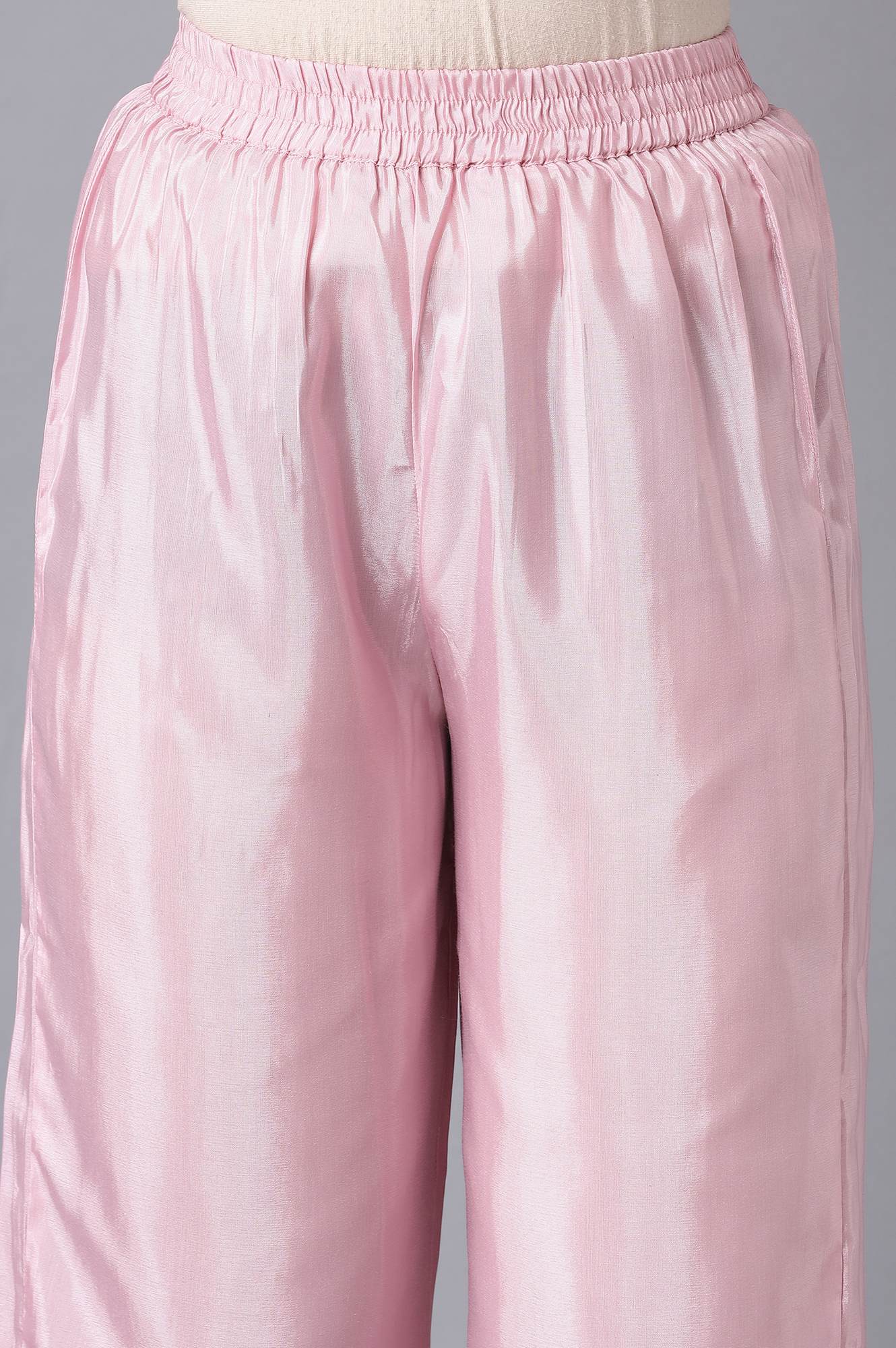 Sweet Pink kurta-Culottes Set