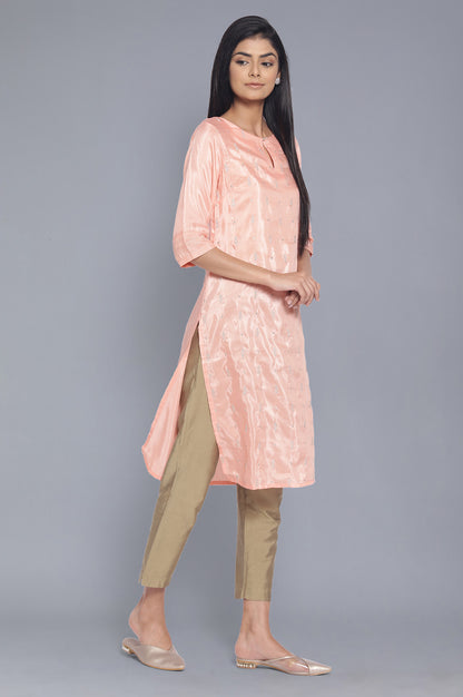 Light Teal Festive Embroidered kurta