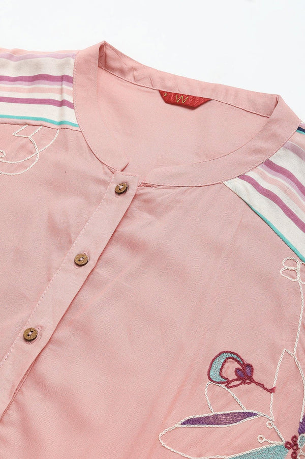 Preach Multicoloured Stripe Printed kurta