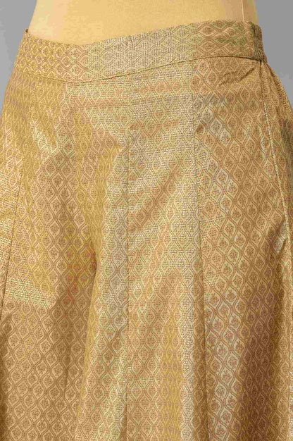 Gold Solid Poly Shantung Women&