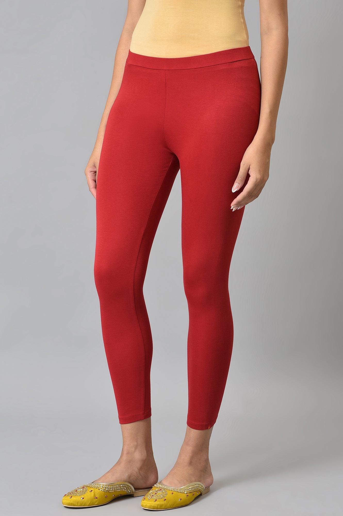 Red Knitted Women Tights