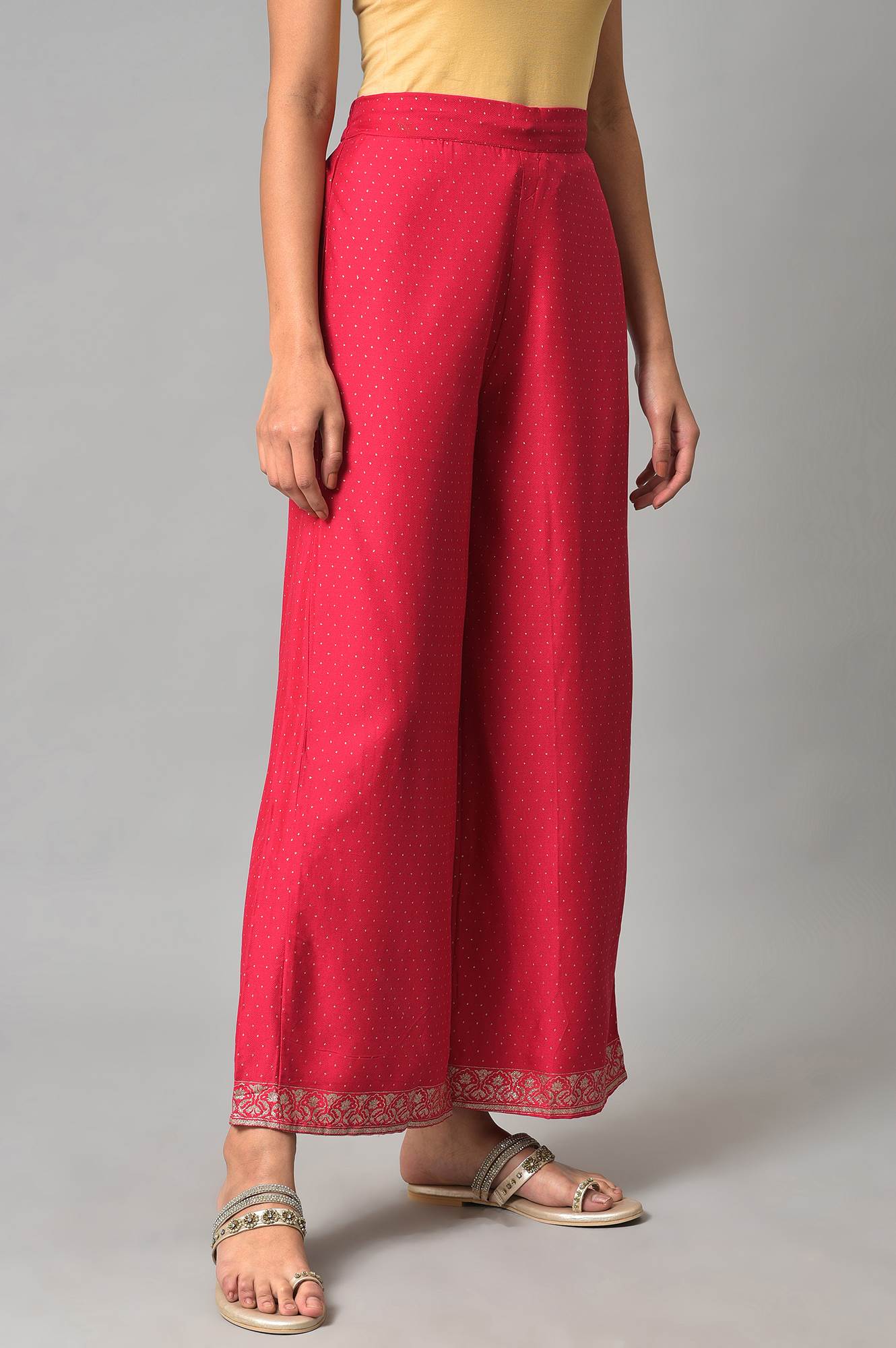 新品APOCRYPHA. / STRIPE SIDE OPEN SLACKS Wide leg pant with side stripe - Labels-Vassalli : Gaby's