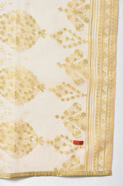 Gold Light Festive Brasso Dupatta