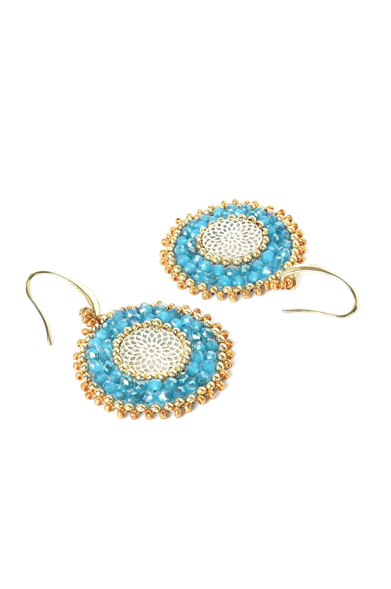 Blue Handcrafted Drop Earrings