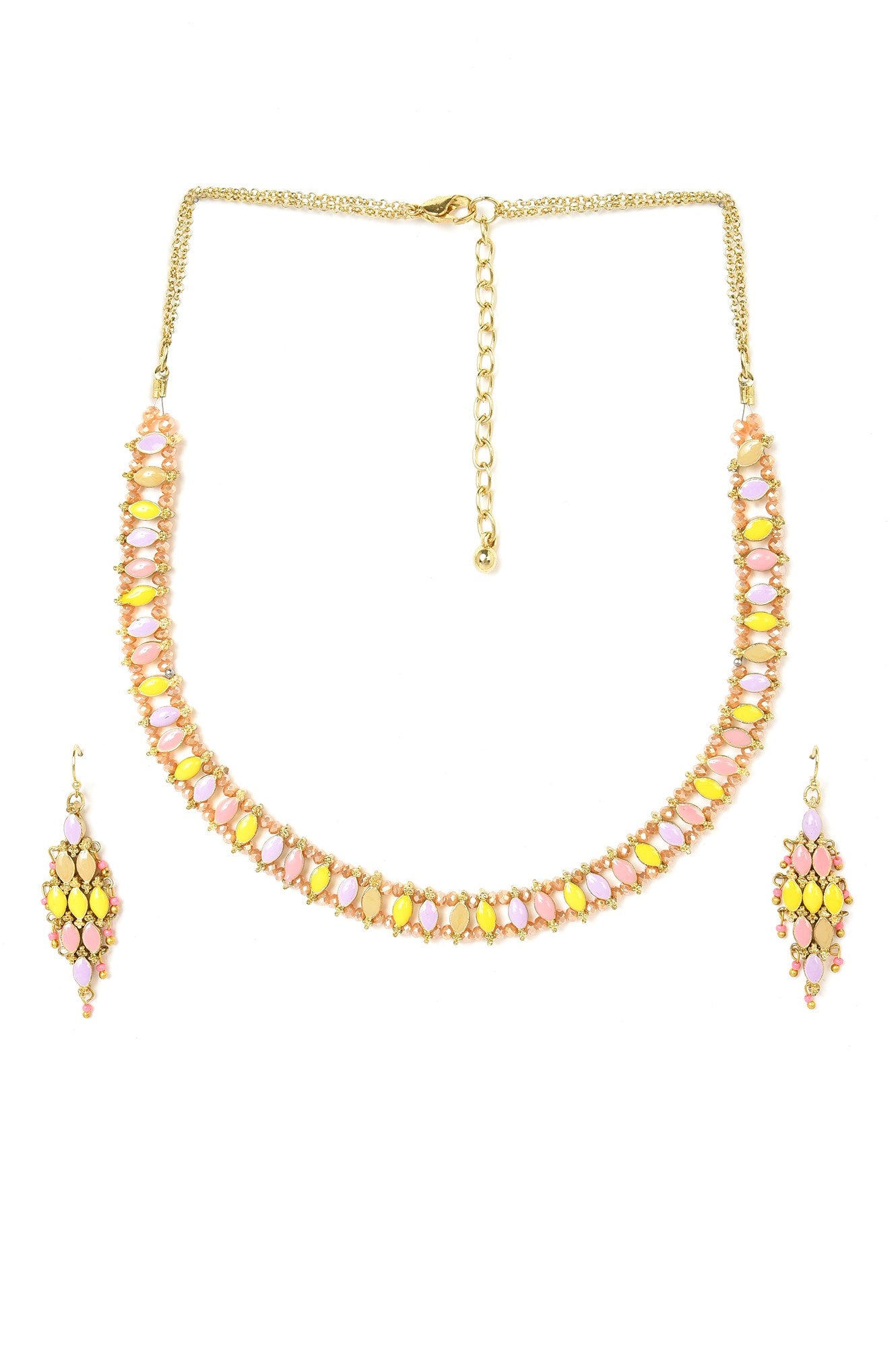 Multi Coloured Princess Necklace Set