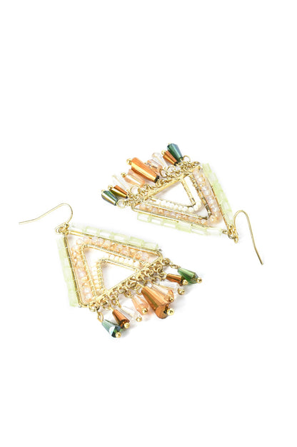 Multi Handcrafted Ethnic Dangler Earrings