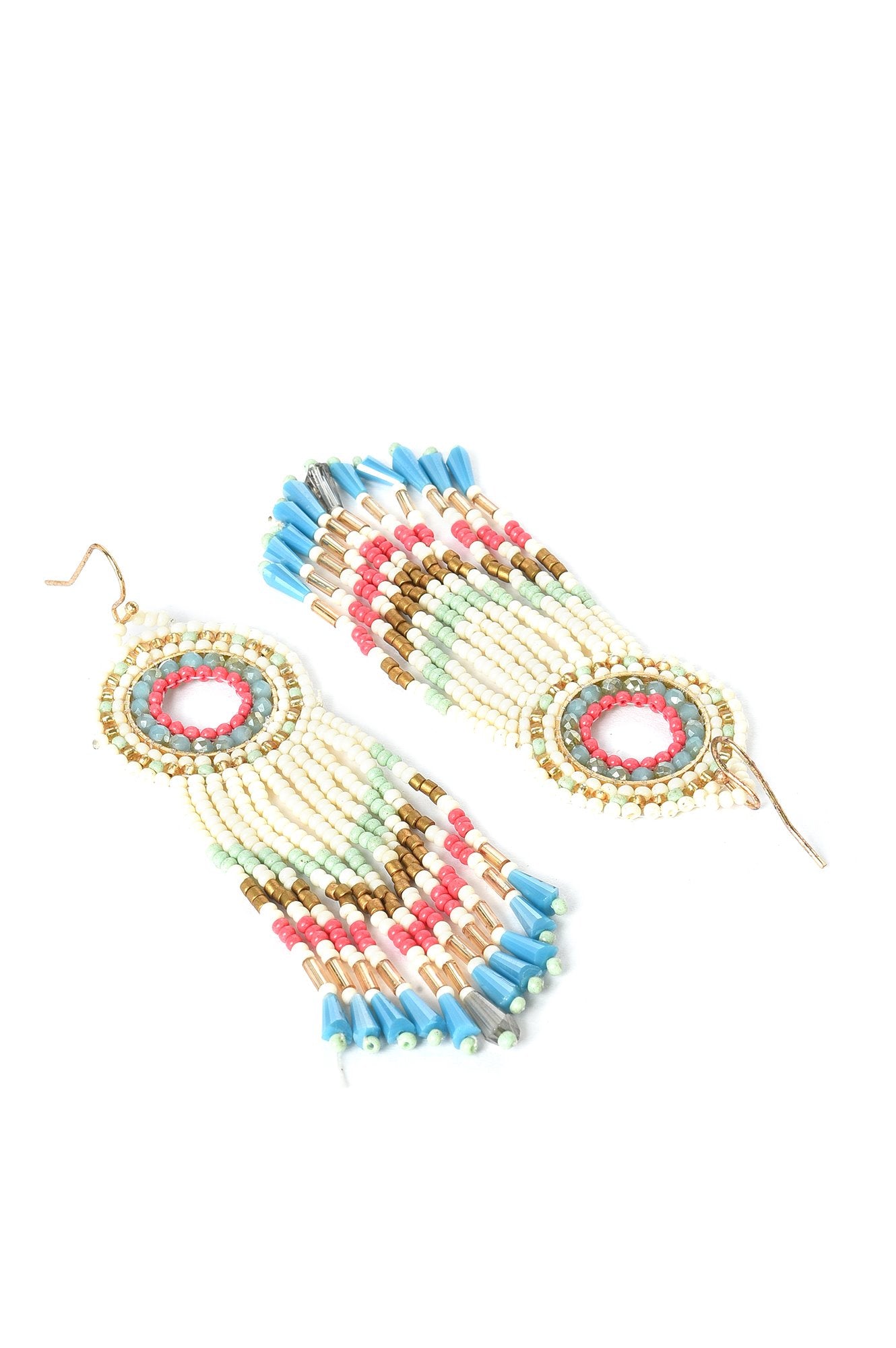 Multi Handcrafted Ethnic Dangler Earrings