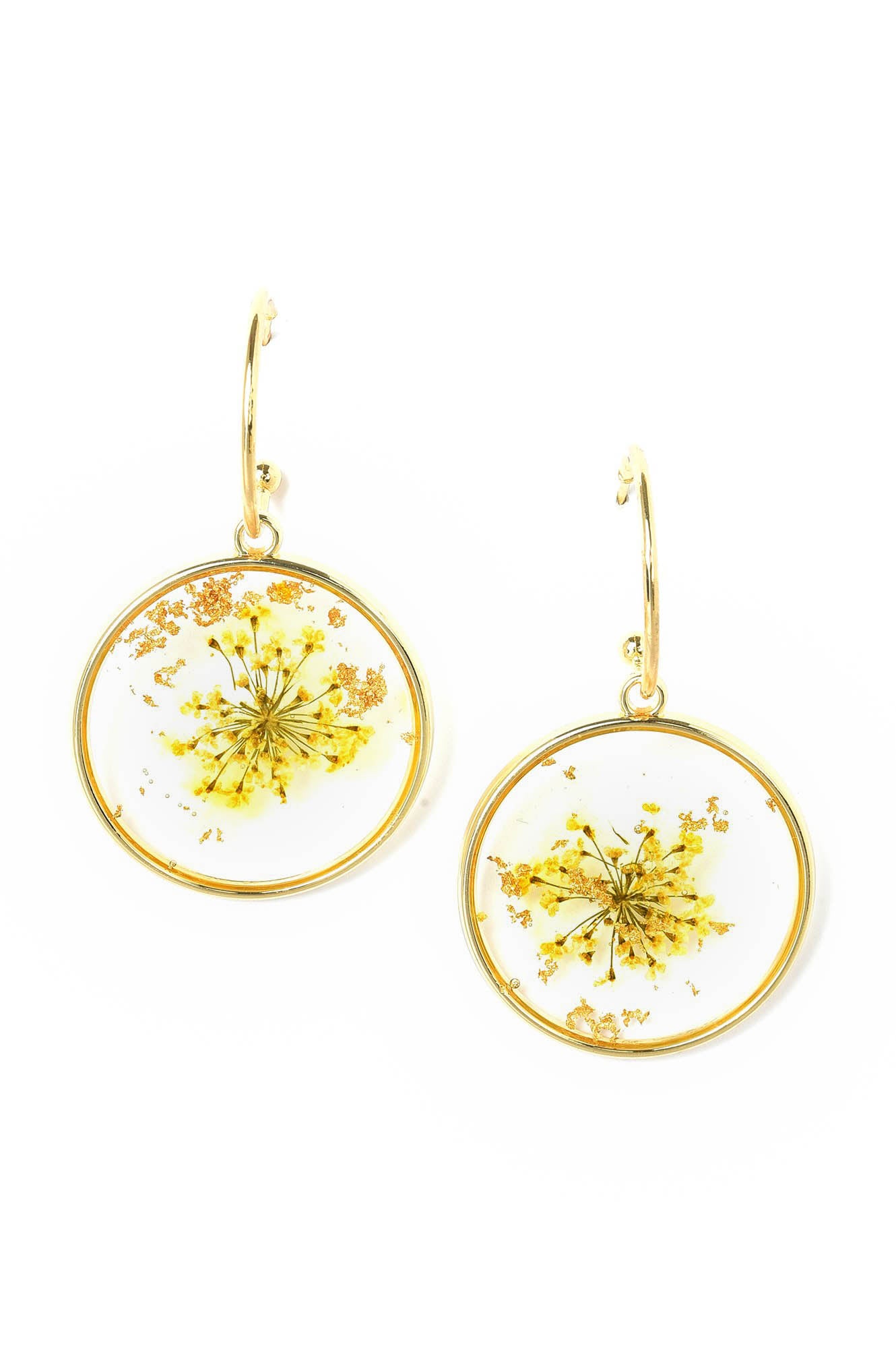 Gold Festive Filigree Dangler Earrings