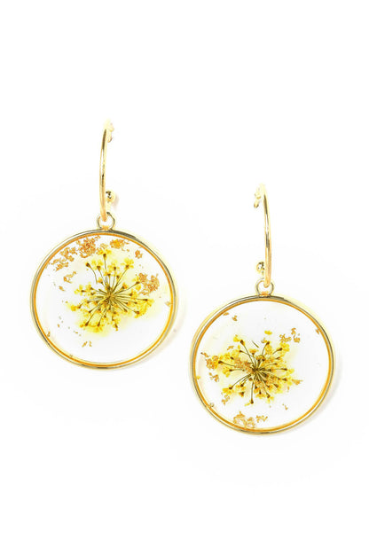 Gold Festive Filigree Dangler Earrings