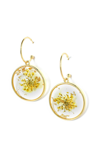 Gold Festive Filigree Dangler Earrings