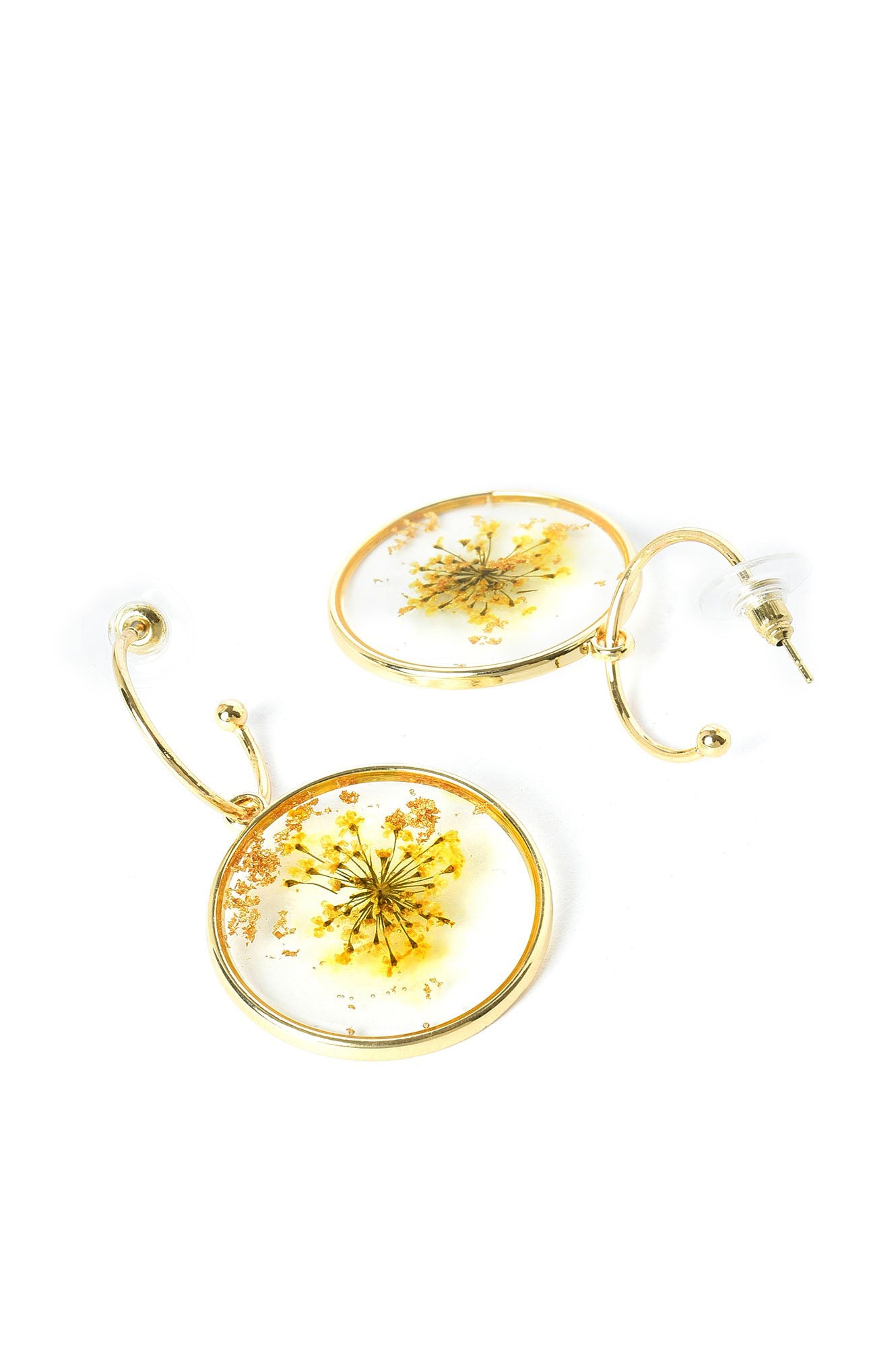 Gold Festive Filigree Dangler Earrings