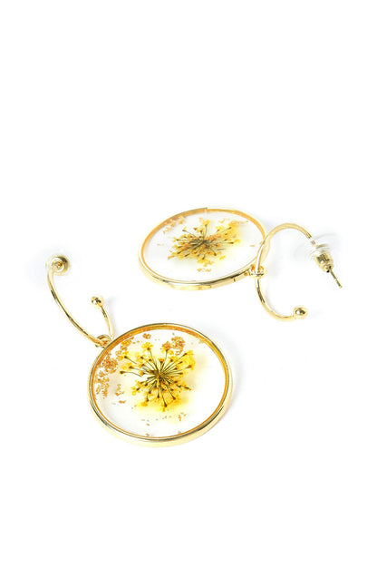 Gold Festive Filigree Dangler Earrings