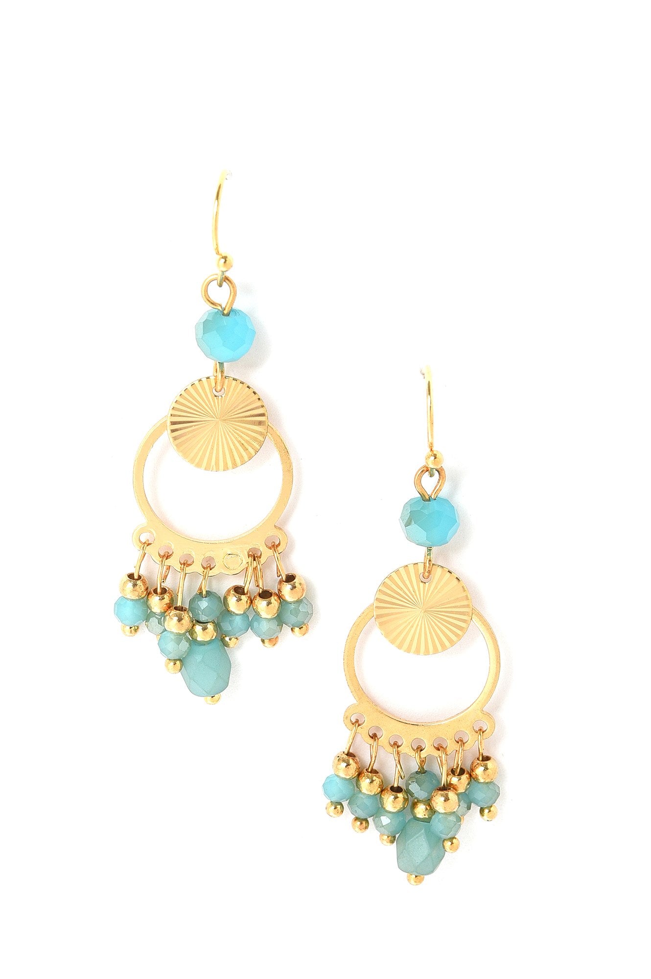 Blue Handcrafted Ethnic Dangler Earrings