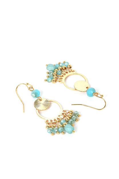 Blue Handcrafted Ethnic Dangler Earrings