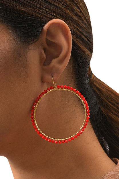 Red Handcrafted Ethnic Fashion Dangler