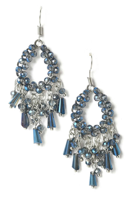 Blue Handcrafted Dangler Earrings