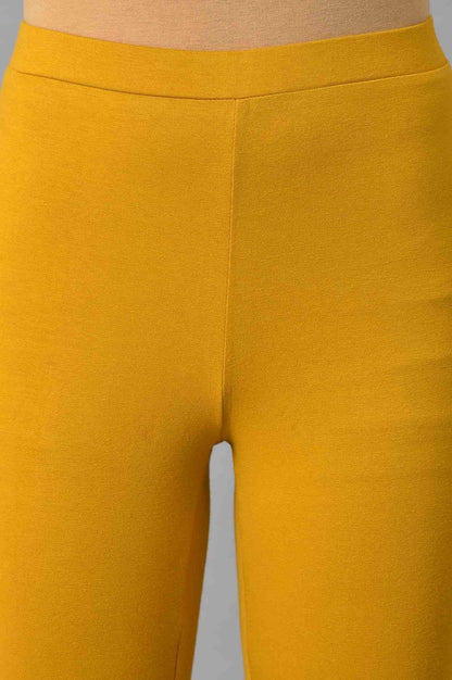 Ecru Printed Shirt kurta With Yellow Straight Pants - wforwoman