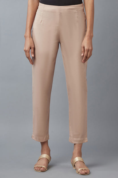 Beige Slim Pants